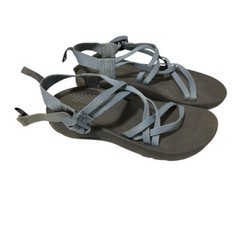 Chaco Kids Light Blue Strappy Hiking Sandals Size 5 Outdoor Travel Granola