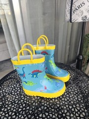 Kids Dinosaur Rain Boots / Wellies – Brand New Without Box!