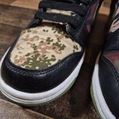 Nike Dunk Low SE GS Black Multi-Camo Kids 6Y Youth Boys DB1909-001