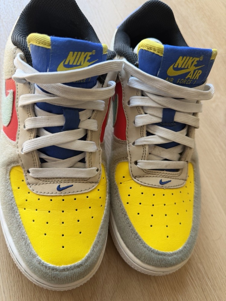 Nike Air Force 1 Low Multi-Color Pre Owned Kids Size 5y