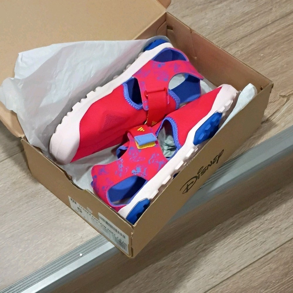 adidas Disney Terrex Captain Toey 2.0 DS Kids Shoes Red Blue US Size 5