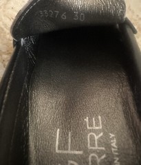 New Authentic GIANFRANCO FERRE Signature Unisex Loafers 30 ITALY, 12.5 USA