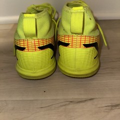 EUC Nike Mercurial Bright Yellow Indoor Unisex Soccer Shoes Size 3Y