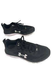 Size 4y- Under Armour Assert 9 Wide Low Black White Boy/Girl