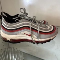 Nike Air Max 97 ‚Wolf Grey Red‘ Wolf Grey/Unv Red/Black 921522 020 6.5Y