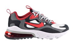 Nike Air Max 270 React ‚University Red‘ (GS) White Black Grey Kid’s Sz 6.5Y & 7Y