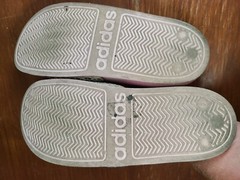 Adidas Adilette Showerpink Leopard Slip On Sandal Slides Youth Size 3