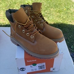 TIMBERLAND 4MM PREMIUM WATERPROOF BOOTS for Juniors (TB 0A3NX6 713,Yellow)