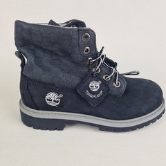 🚨 Timberland Roll Top Thermal Little Kids Boots 22716 Navy Leather Size 2Y