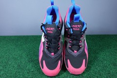 Nike Air Max 270 React Shoes Youth Size 6.5Y Black Pink Purple GS BQ0101-001