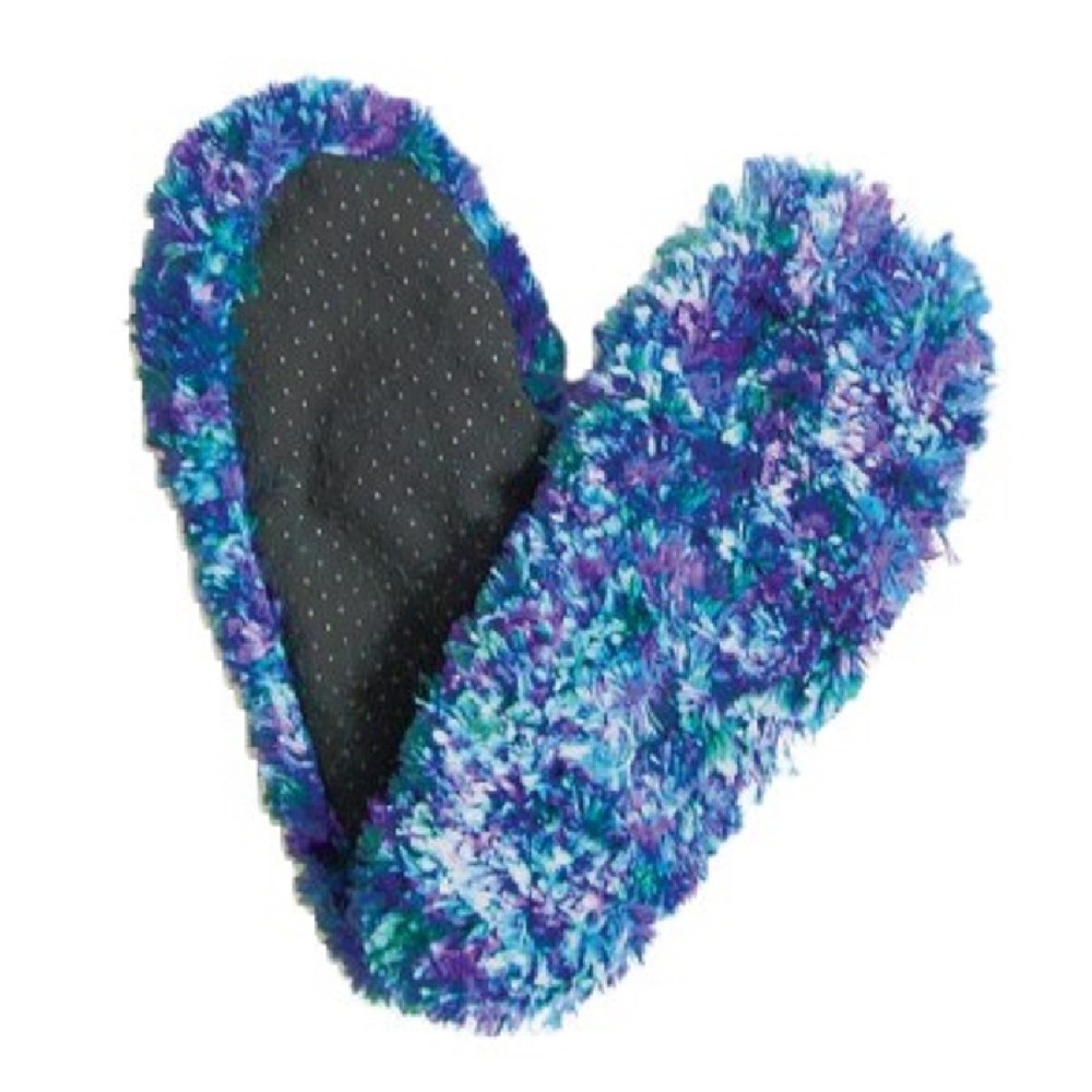 Red Carpet Studios Fuzzy Footies Slippers – Non-Slip Grippers for Kids/Tots