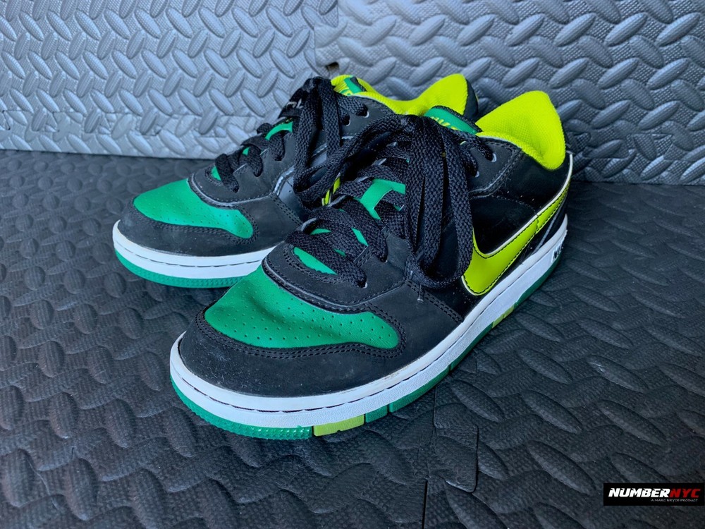 2007 Nike Prestige 313474-031 Multi-Color LowTop GS Youth Size 5.5Y Neon Green