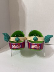 Crocs x The Simpsons Krusty Classic Clog J5 Kids Purple Green w/ Jibbitz No Box