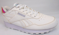 NEW! Reebok Classic Sneakers Junior Youth Kids, Size 6.0 Y, White School Shoes