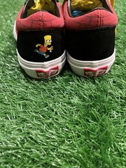 Vans Simpsons El Barto Bart Limited Edition Kids Size 13 Sk8 Low Black Red