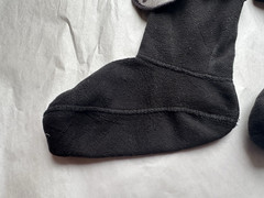 Hunter Rocket Ship/ Moon Boot Socks Kids Medium Black Fleece Cuff Liner Unisex