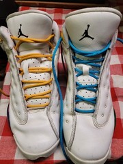 Kids Jordan 13 Retro Mid Playground Shoes Size 7Y