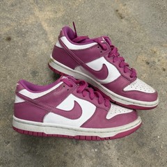 Nike Dunk Low Active Fuchsia GS White Pink FJ0704-100 Size 3.5 Y