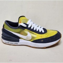 Nike Waffle One GS Go The Extra Smile Yellow Black DO5868-700 Youth Size 4Y
