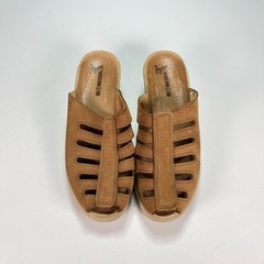 Romika Brown Open Toe Wedge Heel Leather Comfort Shoes YOUTH Size US 3