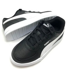 *NEW* PRE-SCHOOL KIDS PUMA CAVEN (PS) BLACK-WHITE (382057 02), SZ 10.5C – 3.0Y