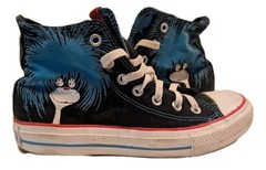 Converse x Dr. Seuss Thing 1 Thing 2 High Top Sneakers Kids Size 7 Youth