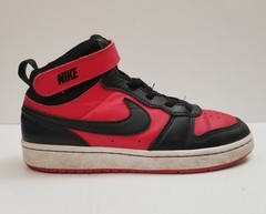 Nike Court Borough Mid 2 (PSV) University Red Black White CD7783-602 Kids Sz 3Y