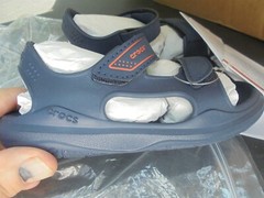 New Crocs Swiftwater Expedition Sandal Child’s 10 Navy/Navy
