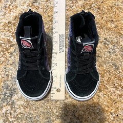 Vans Hi Zip Back The Nightmare Before Christmas Glow in the Dark Kids Sz 6.5