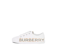 Burberry LOGO Print Fashion Casual Shoes Kid White