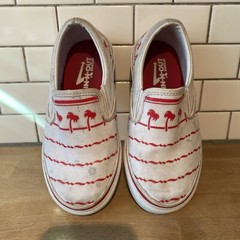 In-N-Out Authentic Vans Drink Cup Palm Tree Shoes Youth Kids 2 Slip On