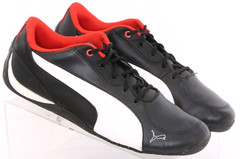Puma 304609 01 Drift Cat 5 Black Leather Athletic Sneaker Shoes Youth US 4.5