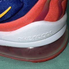 NIKE AIR MAX 270 REACT ENG Laser Crimson Laser Orange Y 5.5 W 7 CD6870-600