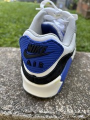 Nike Air Max 90 Hyper Royal White Grey Blue CD6864-103 Size 5.5Y Women’s 7.5
