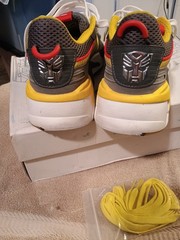 PUMA RS-X Transformers Bumblebee YOUTH JUNIOR RUNNING SHOES size 6C Yellow