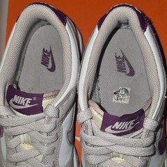 Nike Dunk Low White Purple Plum Eclipse Size 5Y Womens 6.5 FB9109-101 Shoes