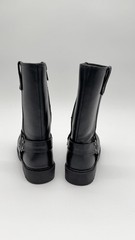 HARLEY DAVIDSON Black Riding/Motorcycle Boots Embroidered Logo Toddler Size 11