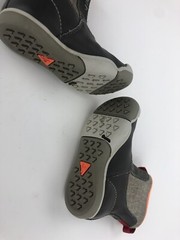 PLAE Landyn Youth Boots Waterproof Pull On Gray Leather Upper Unisex US Sz 8.5