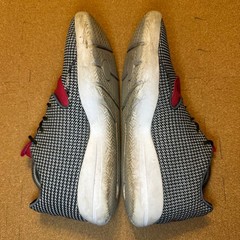 Jordan Eclipse Black White Pink Woven Kids Sneakers 724356-017 Size 8Y