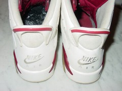 2015 Nike Air Jordan Retro 6 OG „Maroon“ White Youth Basketball Shoes! Size 7Y