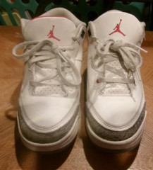 Nike Air Jordan 3 Retro GS White Cement Reimagined Kids Size 3Y (DM0966-100)