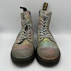 Dr Martens Rainbow Sparkle 1460 J Pascal Side Zip Boots Girls Youth Size 4