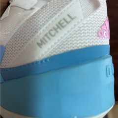 Adidas Donovan Mitchell D.O.N. Issue 4 Size 3.5 Basketball White Blue Purple