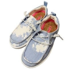 Levi Strauss Kids Shoes Blue Tie Dye Comfort Collection Slip On Size 13