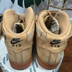 Nike Air Force 1 High Suede Flax Wheat Gum Sneakers Youth 6.5Y Women’s 8