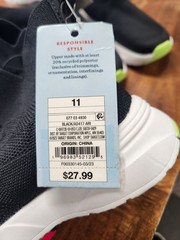 Cat & Jack Kids Pull-on Ari Sneakers, Black, SZ 8, 9, 10, 11, NWT SHIPS FREE