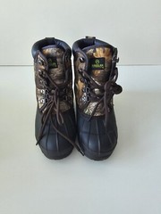 Magellan Outdoors Waterproof Boots Youth 2 Brown Ankle Top Lace Up 157861