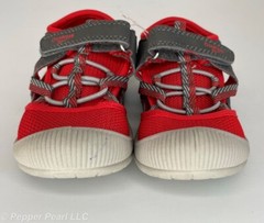 OshKosh B’gosh Toddler size 7 Red and Gray Sandals FREE SHIPPING