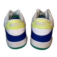 Nike Dunks Low Top Purple Lime White Green Unisex Sneakers Youth Size 7