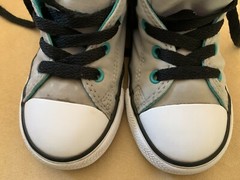 Converse All Star Chuck Taylor Double Tongue Sneaker US 9/UK 9/EUR 25 Gray/Pink